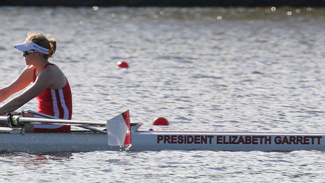 On Oct. 1, the team will dedicate a new racing shell – the President Elizabeth Garrett