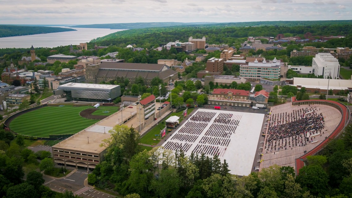 Aerial of Commencement